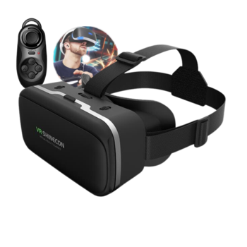 عینک واقعیت مجازی شاینکن VR Shinecon G06A به همراه کنترل بلوتوث و پکیج بازی ها و فیلم ها