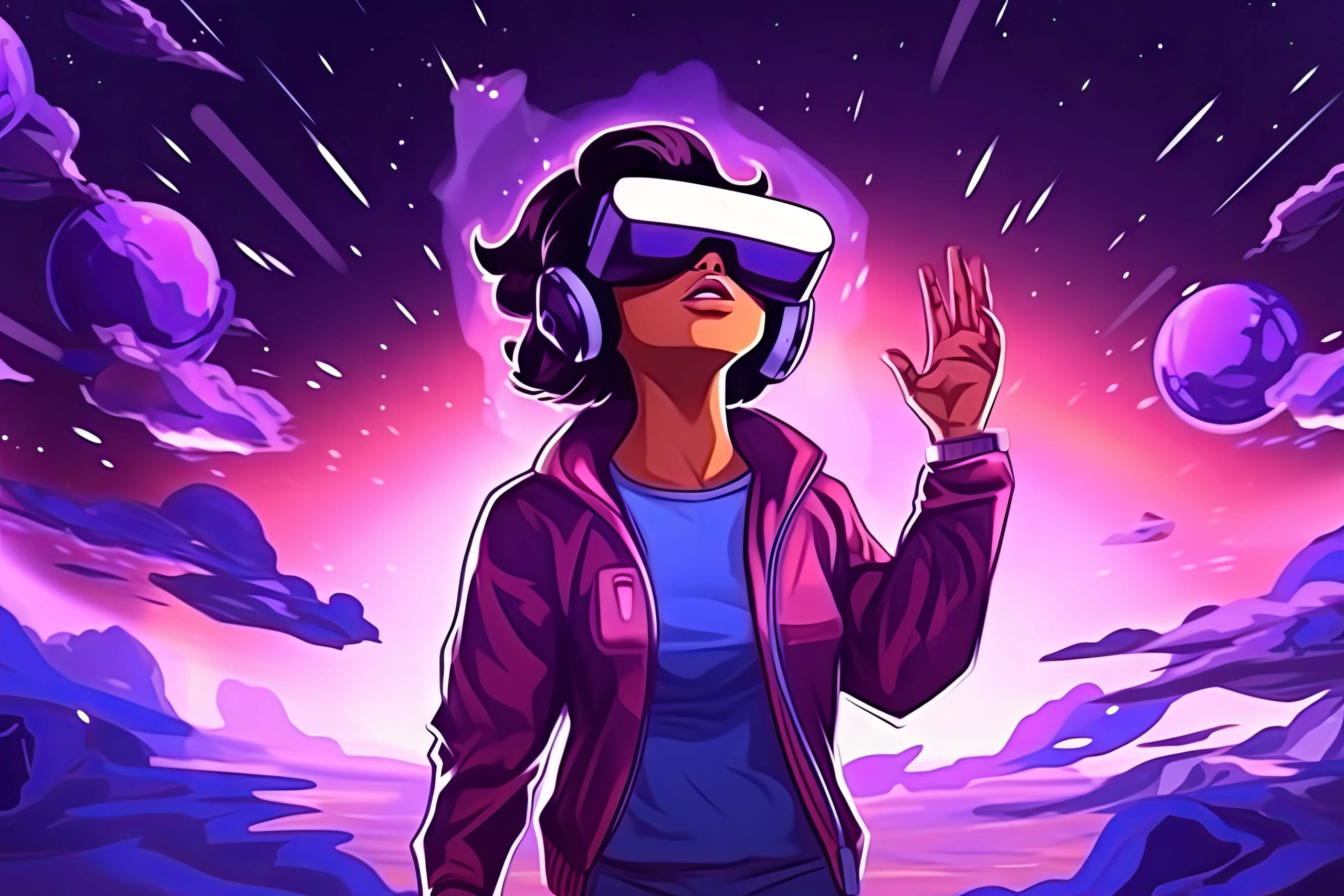 cartoon woman wearing vr glasses 3 scaled