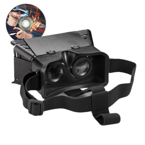 هدست واقعیت مجازی Winkers VR65 به همراه سی دی DVD پکیج بازی‌ها و فیلم‌های واقعیت مجازی VR